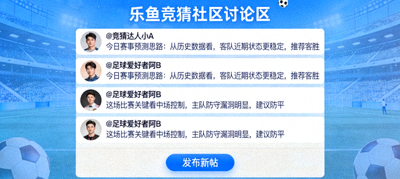 乐鱼竞猜社区讨论板块，中文玩家分享预测思路